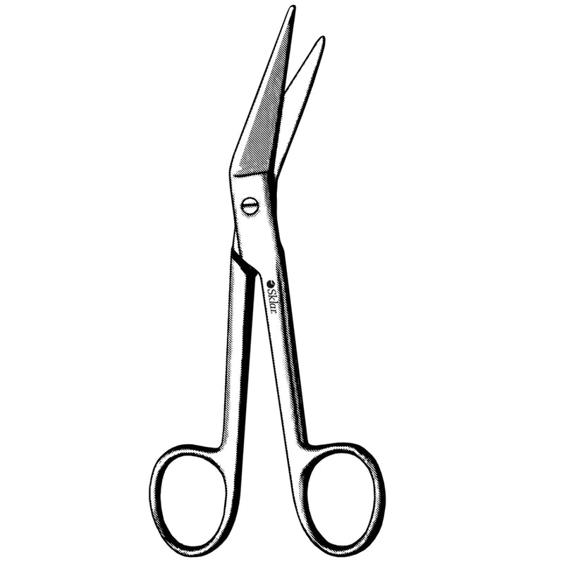 Sklar Knowles Bandage Scissors - 5-1/2", Angled, Blunt/Blunt - 11-1256