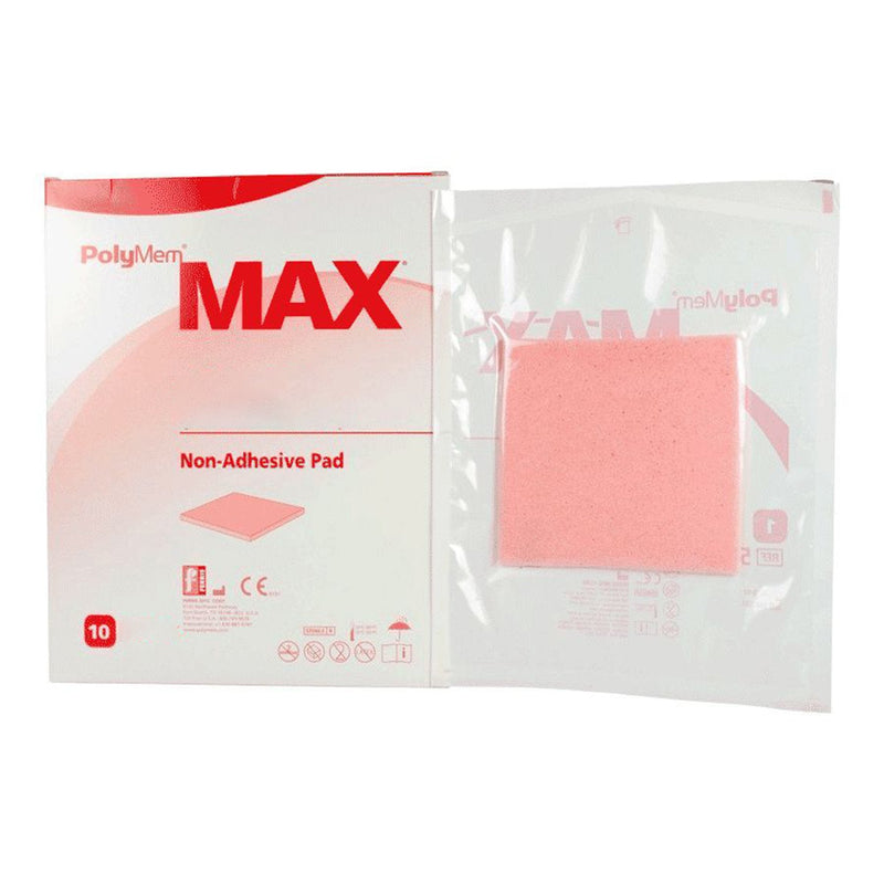 Ferris Manufacturing PolyMem Max Nonadhesive Without Border Foam Dressing, 3 x 3 Inch (40/CS)