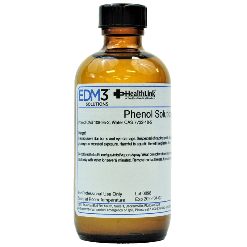 EDM 3 LLC Healthlink 6% Phenol Reagent, 4-ounce Bottle 