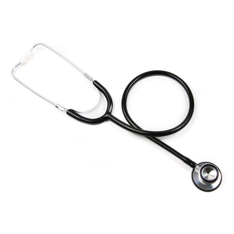 McKesson Classic Stethoscope, Double-Sided Chest piece, Black, 32-inch Tube (Case of 50)
