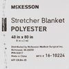 McKesson Polyester Stretcher Blanket, 40 x 80 Inch (Case of 24)