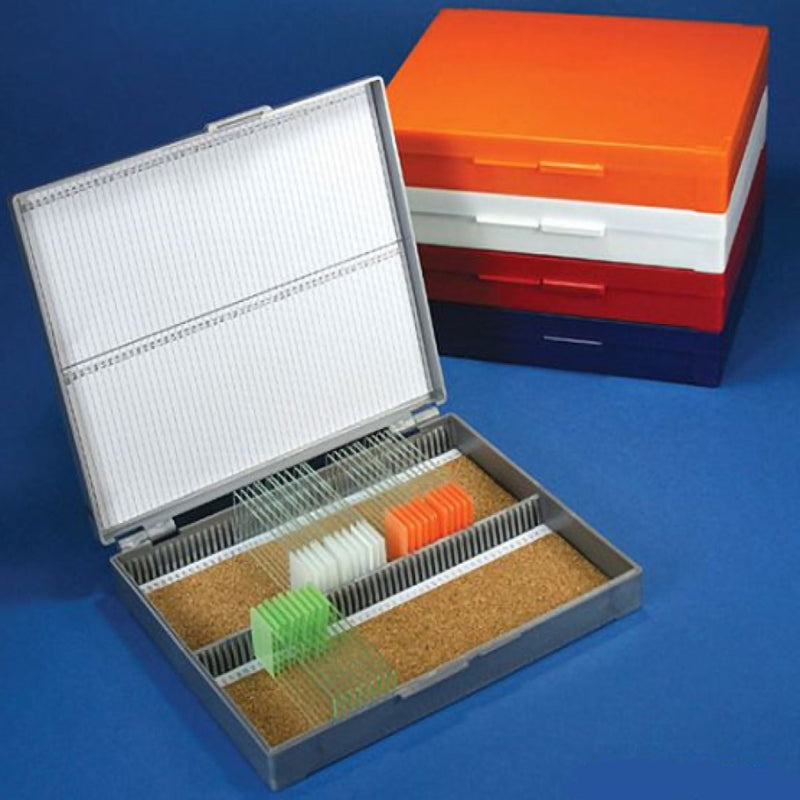 Slide Storage Box McKesson White ABS Plastic / Cork 100 Slide Capacity (Each)