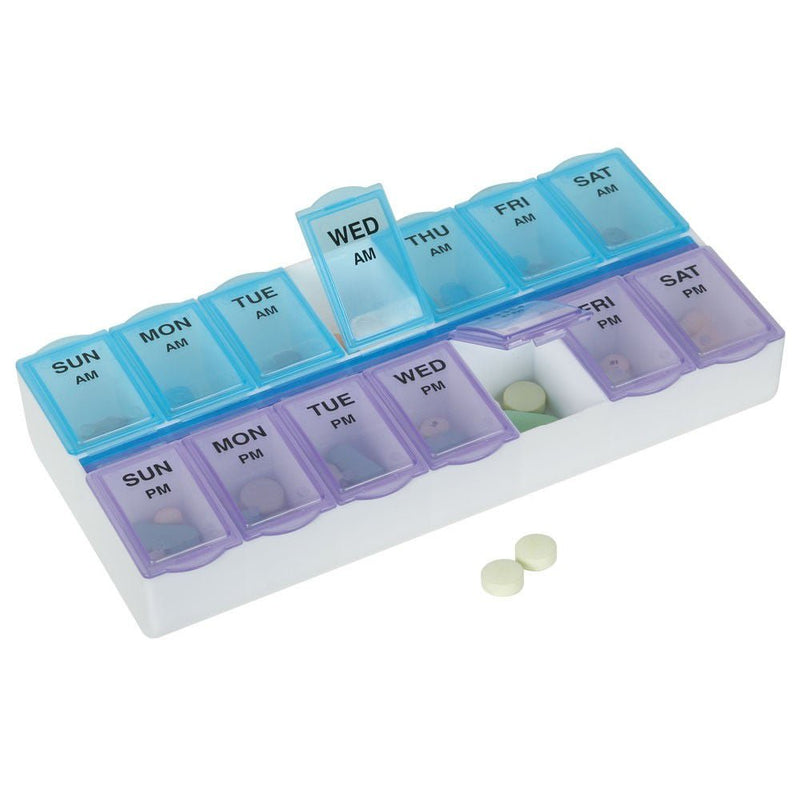 Ezy Dose Pill Organizer, 5/8 x 1-1/4 x 7-1/4 Inch (Pack of 6)
