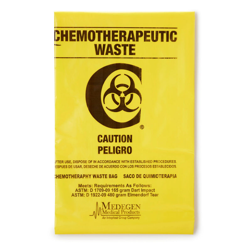 McKesson Chemotherapy Waste Bag, 30 – 33 Gallon Capacity, 31 x 41 Inch (Case of 100)