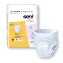 Seni Active Classic Plus Moderate Absorbent Underwear, Small (Case of 88)
