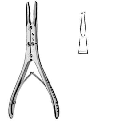 Sklar Boehler Rongeur - 6", Straight, 2mm - 40-4261