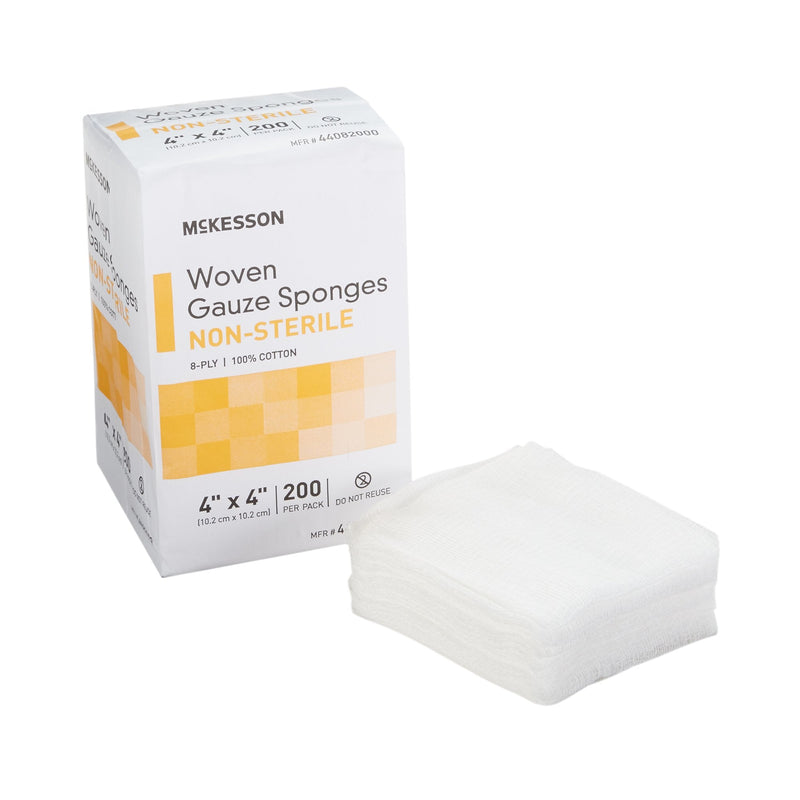 McKesson Brand McKesson Gauze Sponge, 4 x 4 Inch, Eight Ply (4000/CS) 