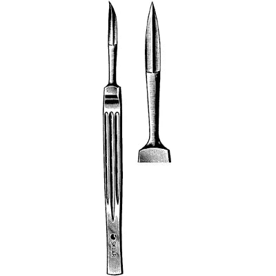 Sklar Joseph Double-Edged Nasal Knife (CensiTrac Marked) - Straight, Small Sharp Tip - 41-1260c 