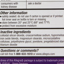 Allegra Fexofenadine Allergy Relief (Bottle of 45)