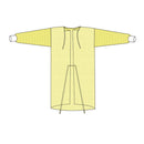 Welmed Protective Procedure Gown X-Large Yellow NonSterile Not Rated Disposable (100/CS)