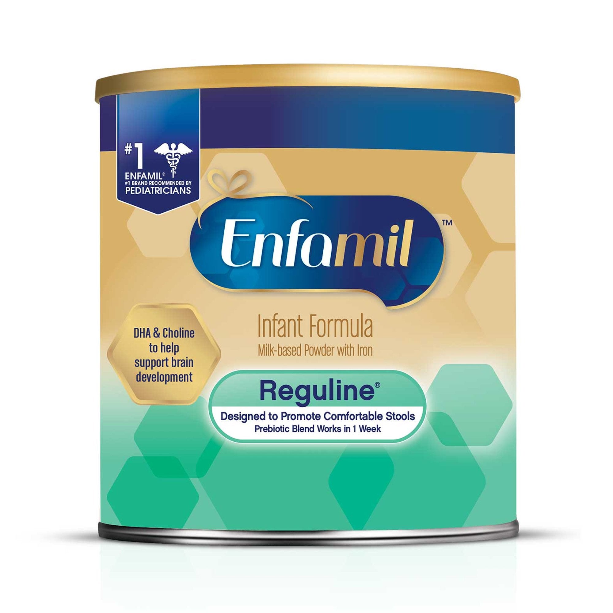 Mead Johnson Enfamil Reguline Powder Infant Formula, 12.4-ounce canister (6/CS) 