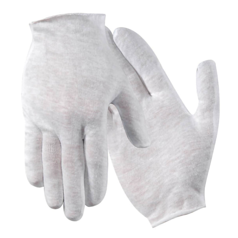 Wells Lamont Cotton Lisle Inspection Liner Gloves, Women's, Small/Medium (Dozen)