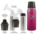 Ceres Chill Co Ceres Chill OG Stainless Steel Breast Milk Chiller Container, Fuchsia (12/CS) 