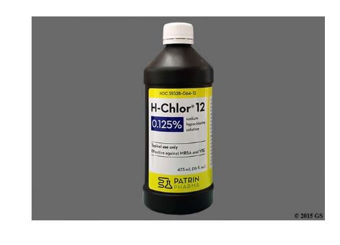 Patrin Pharma Inc Antiseptic Sodium Hypochlorite Topical Liquid 473 mL Bottle