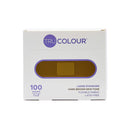 Tru-Colour Skin Tone Shade Fabric Bandage Adhesive Strip, Dark Brown, 1 x 3 Inch (Case of 12) 