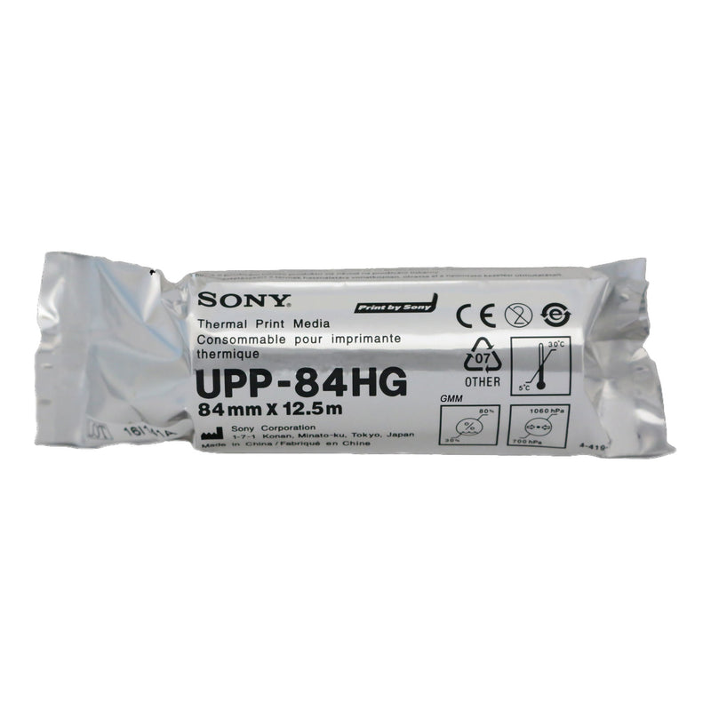 Thermal Printer Paper Sony 104 Prints 84 mm X 12-1/2 Meter Black / White (Box of 10)