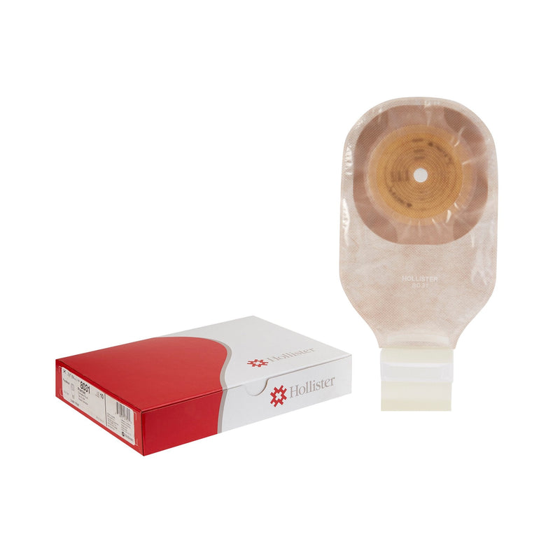 Hollister Premier 8031 One-Piece Ultra-Clear Ostomy Pouch, Cut to Fit Stomas up to 64 mm (10/BX) 