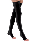 STOCKING COMPRESSION TH 20-30SIL BLK XL OPEN TOE