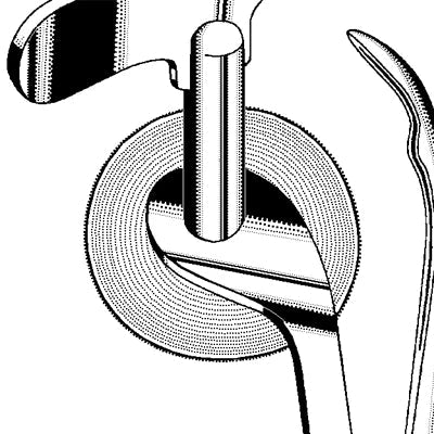 Sklar Blade For Keyes Ring Cutter with Brass Bushings Attached - 06-4151 