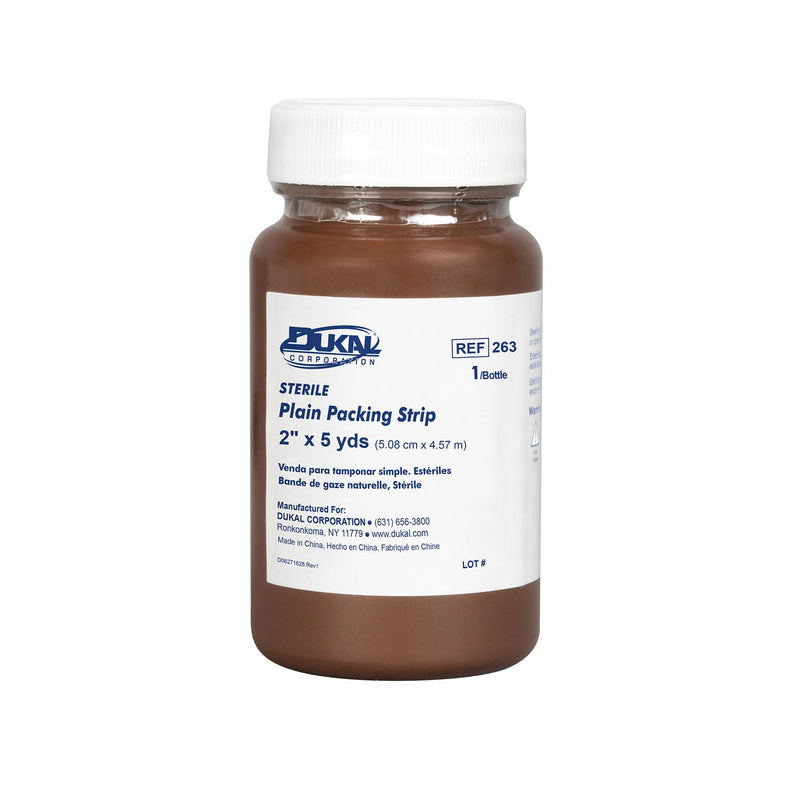 Dukal Corporation Dukal Alba Packing Strips  Plain Packing Strips, 2" x 5 yds, Sterile, 1/btl,