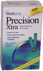 Abbott Precision Xtra Blood Glucose Test Strips (600/CS) 