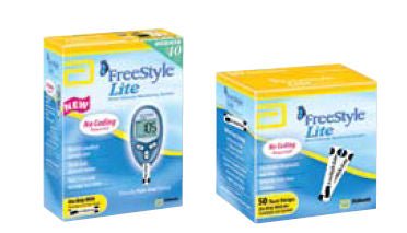 Blood Glucose Control Solution FreeStyle Lite 2 X 4 mL Normal Level 