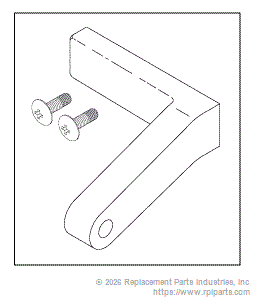 RPI AIH146 Hinge (Access Panel) Front Right 