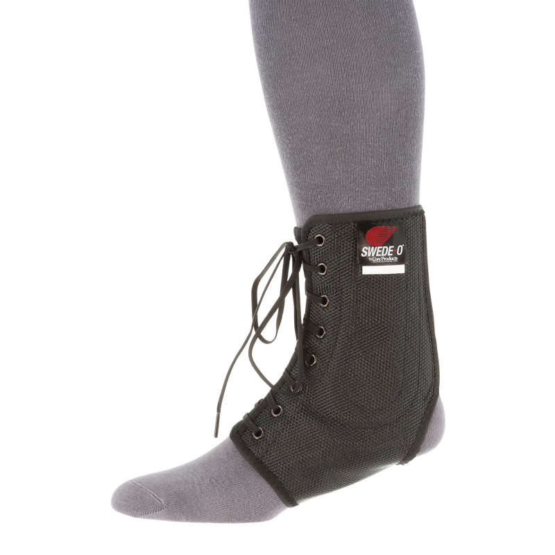 BRACE ANKLE LACEUP ECONO XLBLK