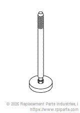 RPI AMA041 3/4” Valve Stem Assembly 