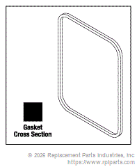 RPI AMG007 Door Gasket