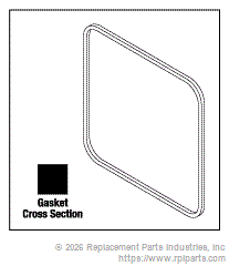 RPI AMG009 Door Gasket 