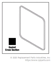 RPI AMG010 Door Gasket