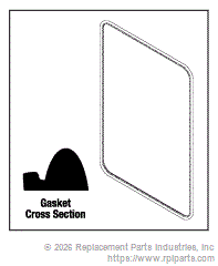 RPI AMG012 Door Gasket