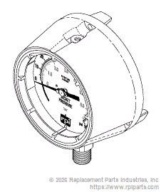 RPI AMG287 Pressure Gauge (Jacket) 