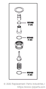 RPI AMK223 Solenoid Valve Repair Kit 