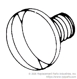 RPI AMS115 Screw (1/4-20 X 1/4" Slot Rd. Hd.) 