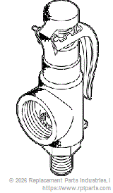 RPI AMV150 Safety Valve (100 Psa) 