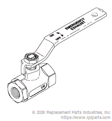 RPI AMV205 Ball Valve (1/4")