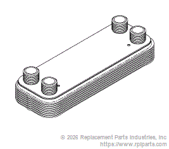 RPI AMX290 Heat Exchanger 