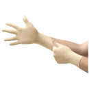 Ansell Micro-Touch Dermaclean Latex Exam Glove  Powder-Free, Medium, White, Non-Sterile, 100/bx, 1