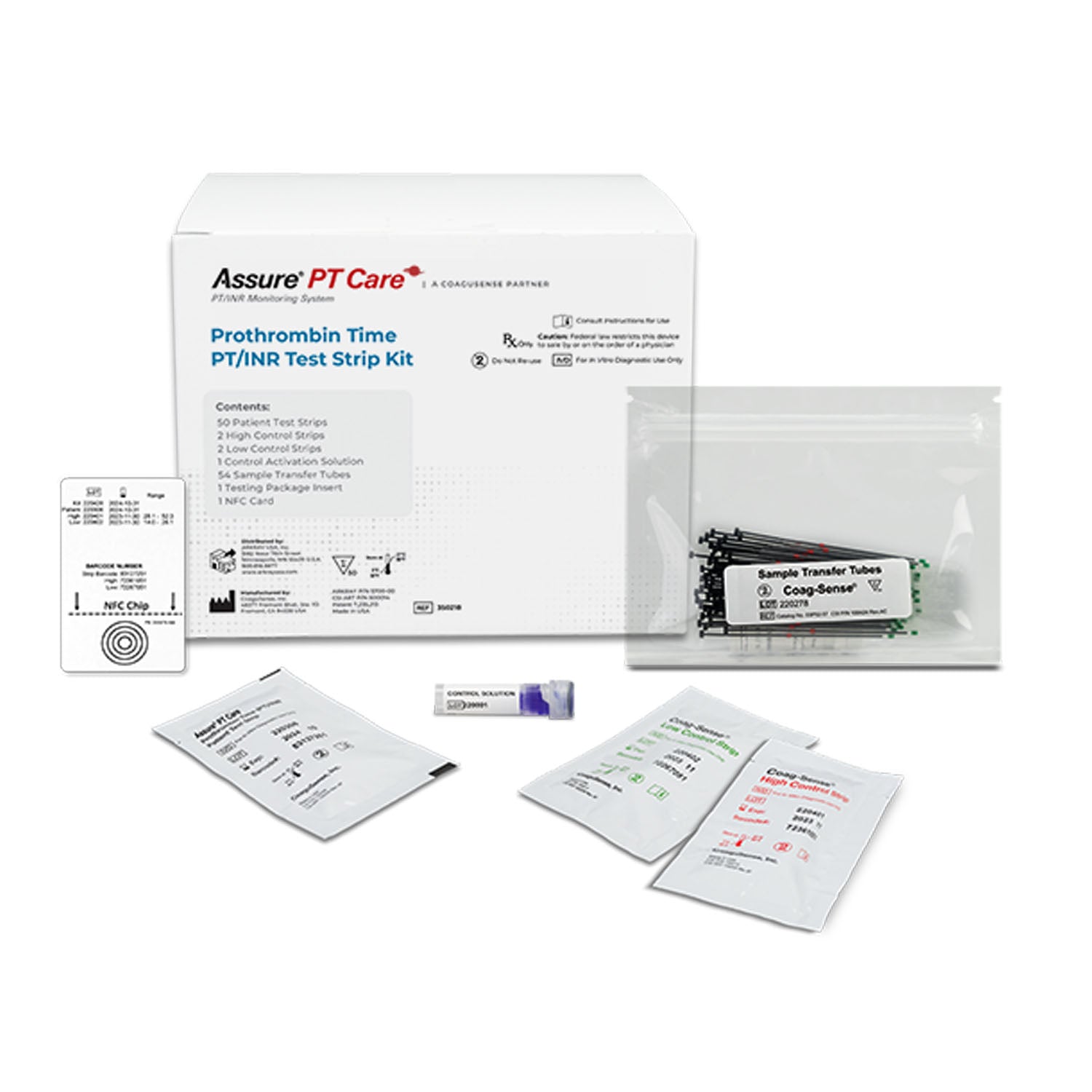 KIT TEST STRIP ASSURE PT CARE