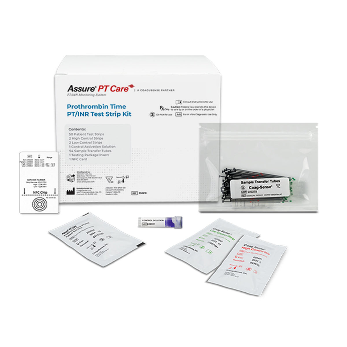 KIT TEST STRIP ASSURE PT CARE