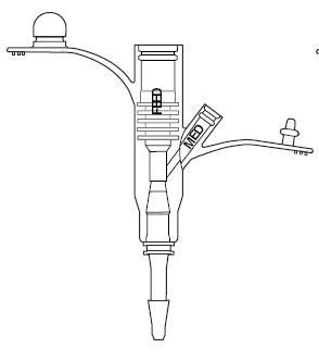 Universal Feeding Adapter MIC 24 Fr. For 24 Fr. MIC PEG Feeding Tube (Each)