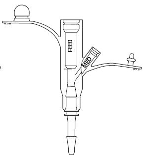 Bolus Feeding Adapter MIC 14 Fr. For 14 Fr. MIC PEG Feeding Tube 