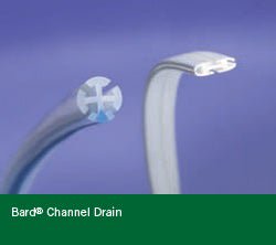 Wound Drain Tube Bard Round Hubless Type Without Attachment 4 Channel Type 15 Fr. Size Sterile (Each)