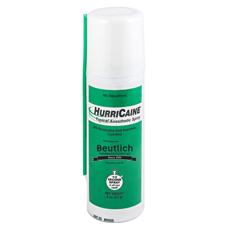 Beutlich Hurricaine® Topical Anesthetic  Topical-Anesthetic-Spray-2-oz-Can-Mint