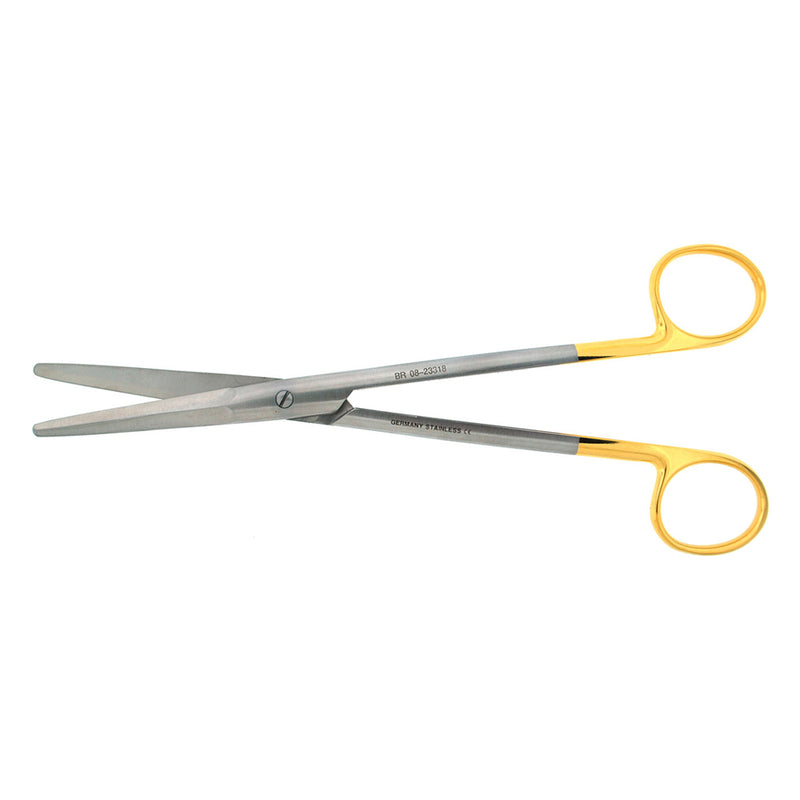 BR Surgical KAYE Scissors, curved, serrated, 7" TC