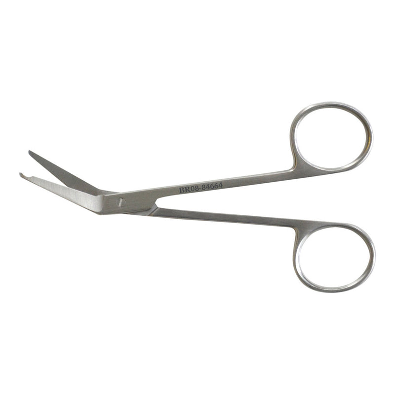 BR Surgical Stitch Scissors, angled, delicate, 4½" 