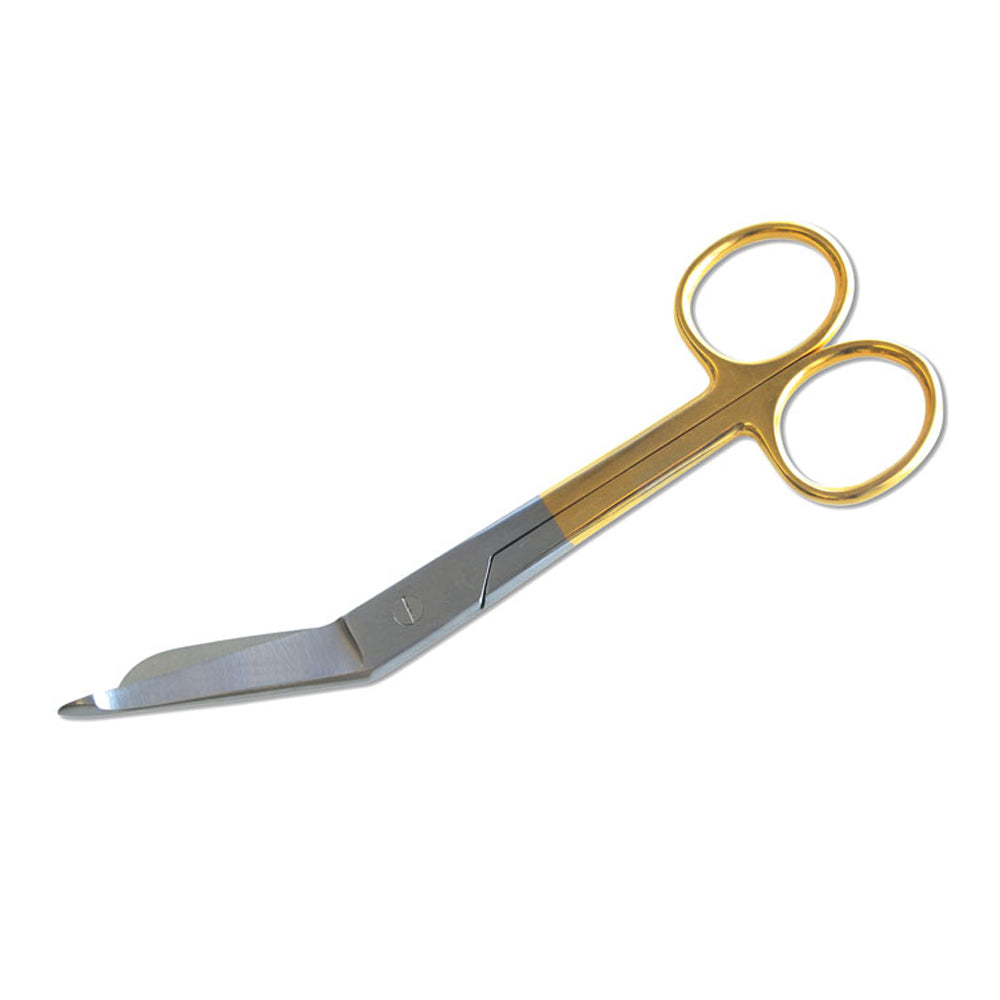 BR Surgical LISTER Bandage Scissors, 5½" with gold plated shanks 