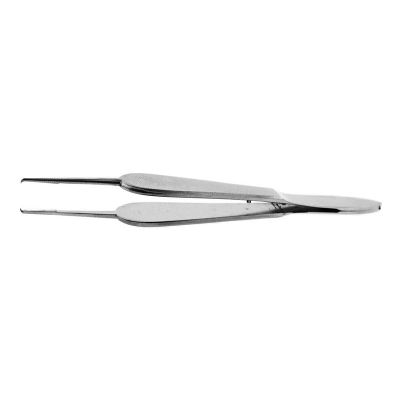 BR Surgical MANHATTAN Suturing Forceps, smooth platform, 1x2 teeth, 0.7mm wide, 3½'
